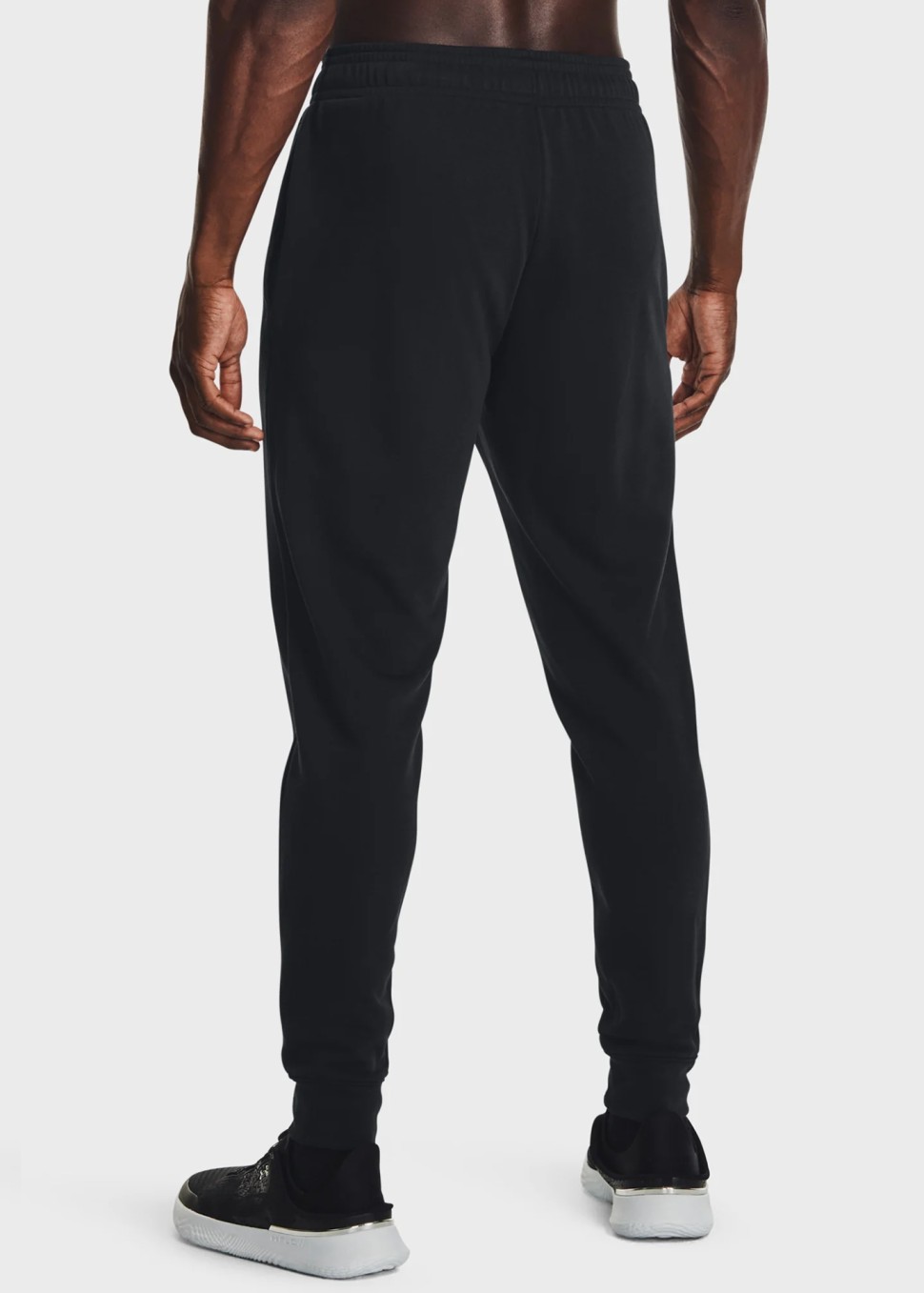 Штани чоловічі Under Armour UA Rival Terry Jogger чорні 1380843-001 — фото 3