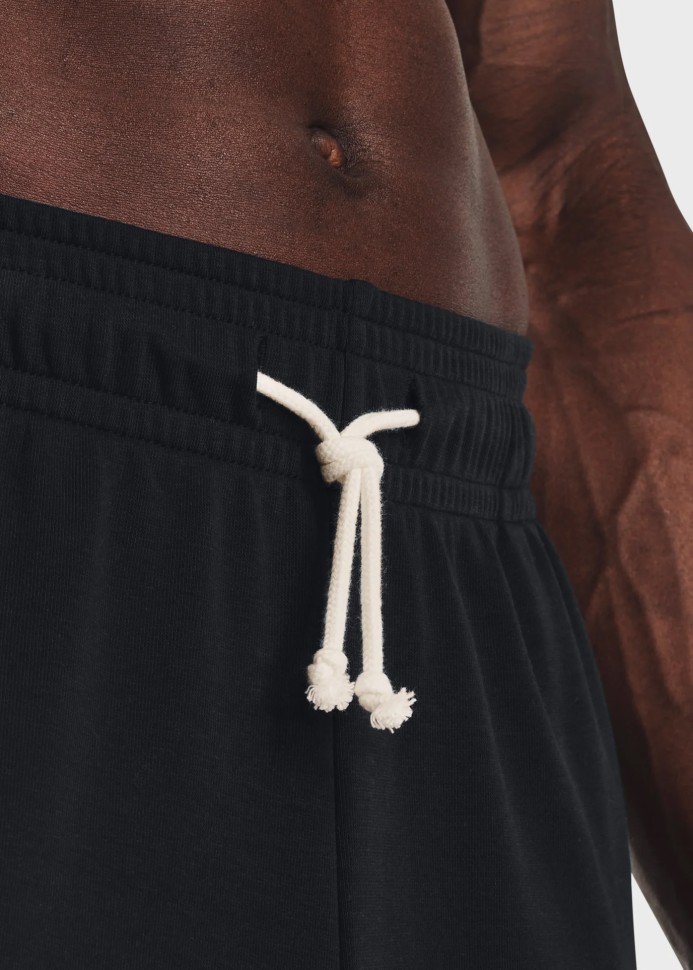 Штани чоловічі Under Armour UA Rival Terry Jogger чорні 1380843-001 изображение 5