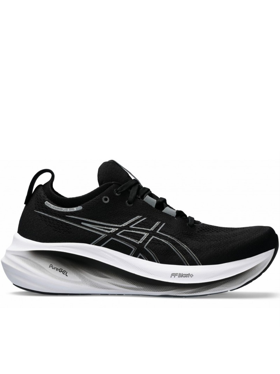 Кросівки чоловічі Asics GEL-NIMBUS 26 чорні 1011B794-001 — фото 2