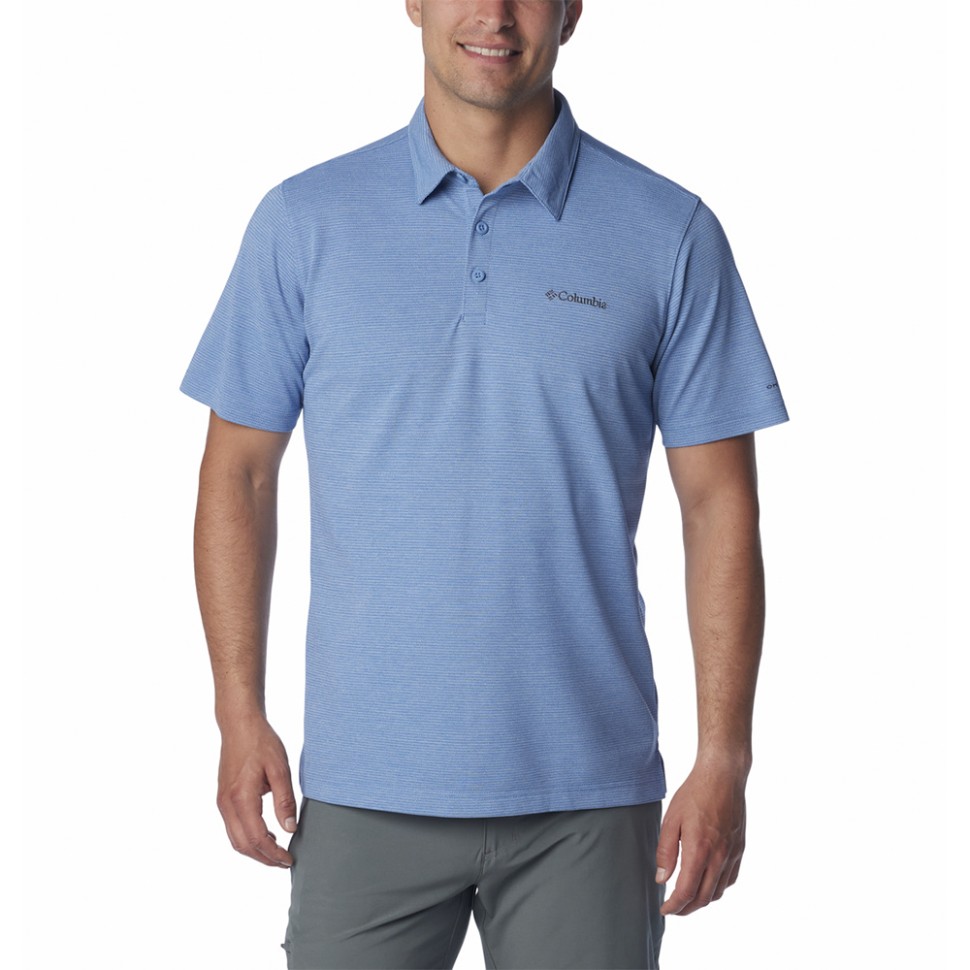 Поло чоловіче Columbia HAVERCAMP™ PIQUE POLO синє 1931941-479 — Sport City Поло чоловіче Columbia HAVERCAMP™ PIQUE POLO синє 1931941-479