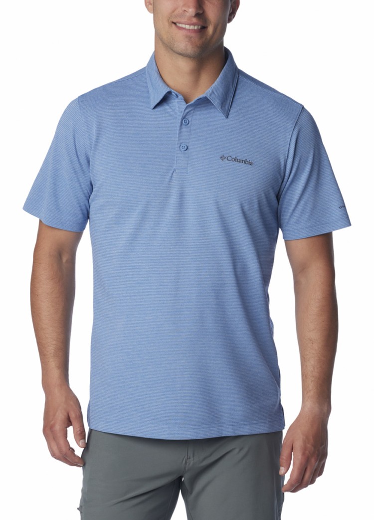 Поло мужское Columbia HAVERCAMP™ PIQUE POLO синее 1931941-479 изображение 2