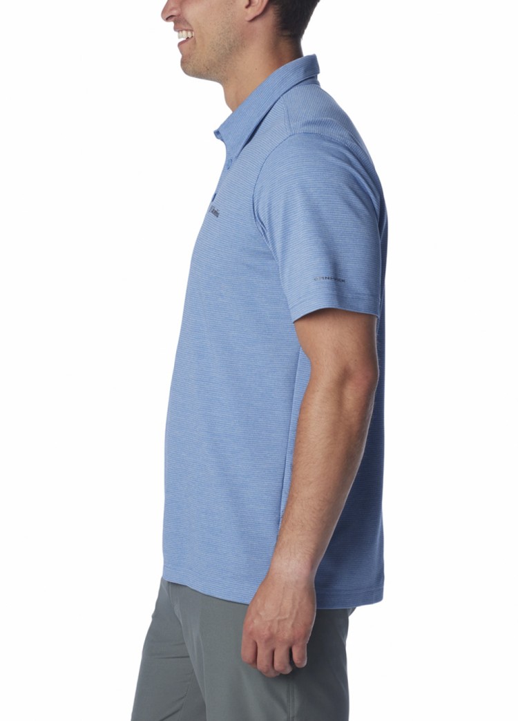 Поло мужское Columbia HAVERCAMP™ PIQUE POLO синее 1931941-479 изображение 6
