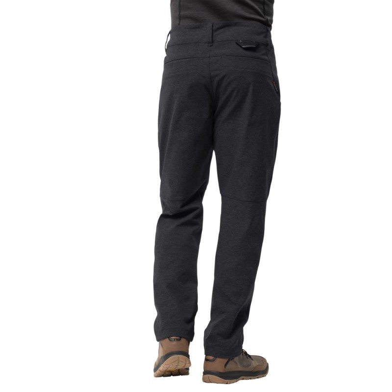 Штани чоловічі Jack Wolfskin Winter Travel Pants чорні 1505231-6000 — фото 2