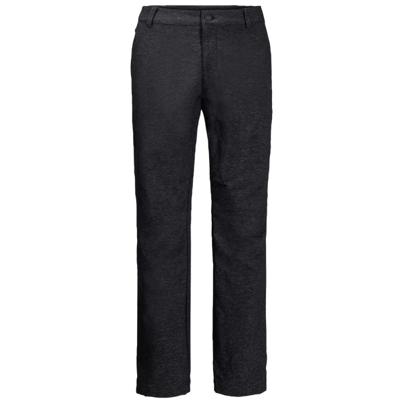 Штани чоловічі Jack Wolfskin Winter Travel Pants чорні 1505231-6000 — фото 1