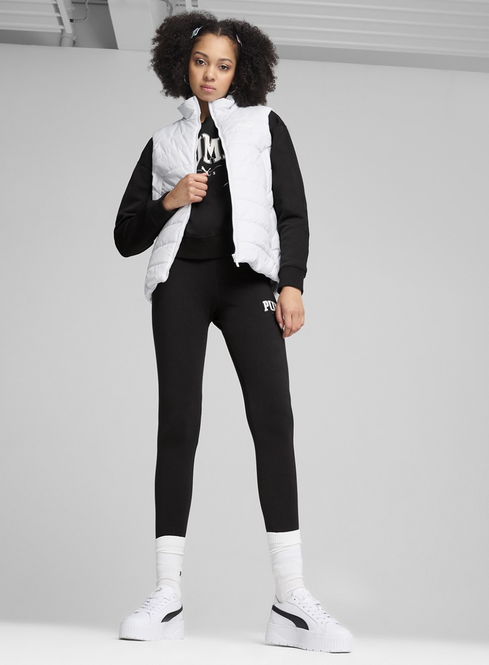 Жилет жіночий Puma ESS Padded Vest білий 84894142 — фото 3