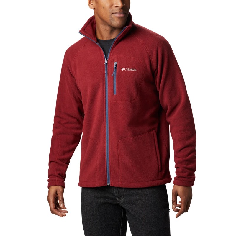 Толстовка мужская Columbia Fast Trek II Full Zip Fleece бордовая 1420421-664 изображение 1