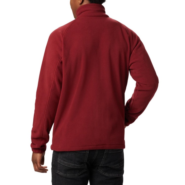 Толстовка мужская Columbia Fast Trek II Full Zip Fleece бордовая 1420421-664 изображение 2