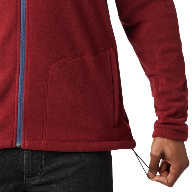 Толстовка мужская Columbia Fast Trek II Full Zip Fleece бордовая 1420421-664 изображение 3