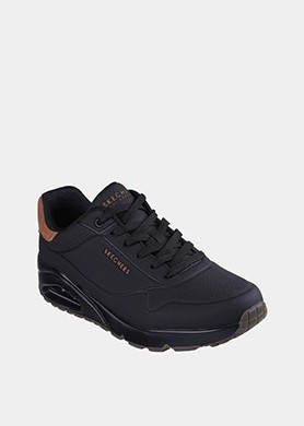 Кроссовки мужские Skechers Uno - Suited On Air черные 183004 BBK изображение 3