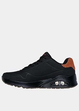 Кроссовки мужские Skechers Uno - Suited On Air черные 183004 BBK изображение 5
