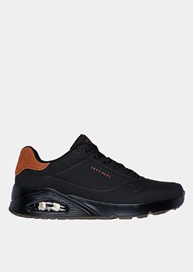 Кроссовки мужские Skechers Uno - Suited On Air черные 183004 BBK изображение 6