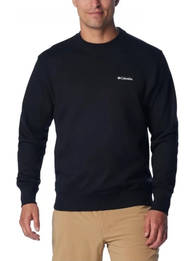 Джемпер чоловiчий Columbia Marble Canyon™ French Terry Crew чорний 2072801-010 изображение 2