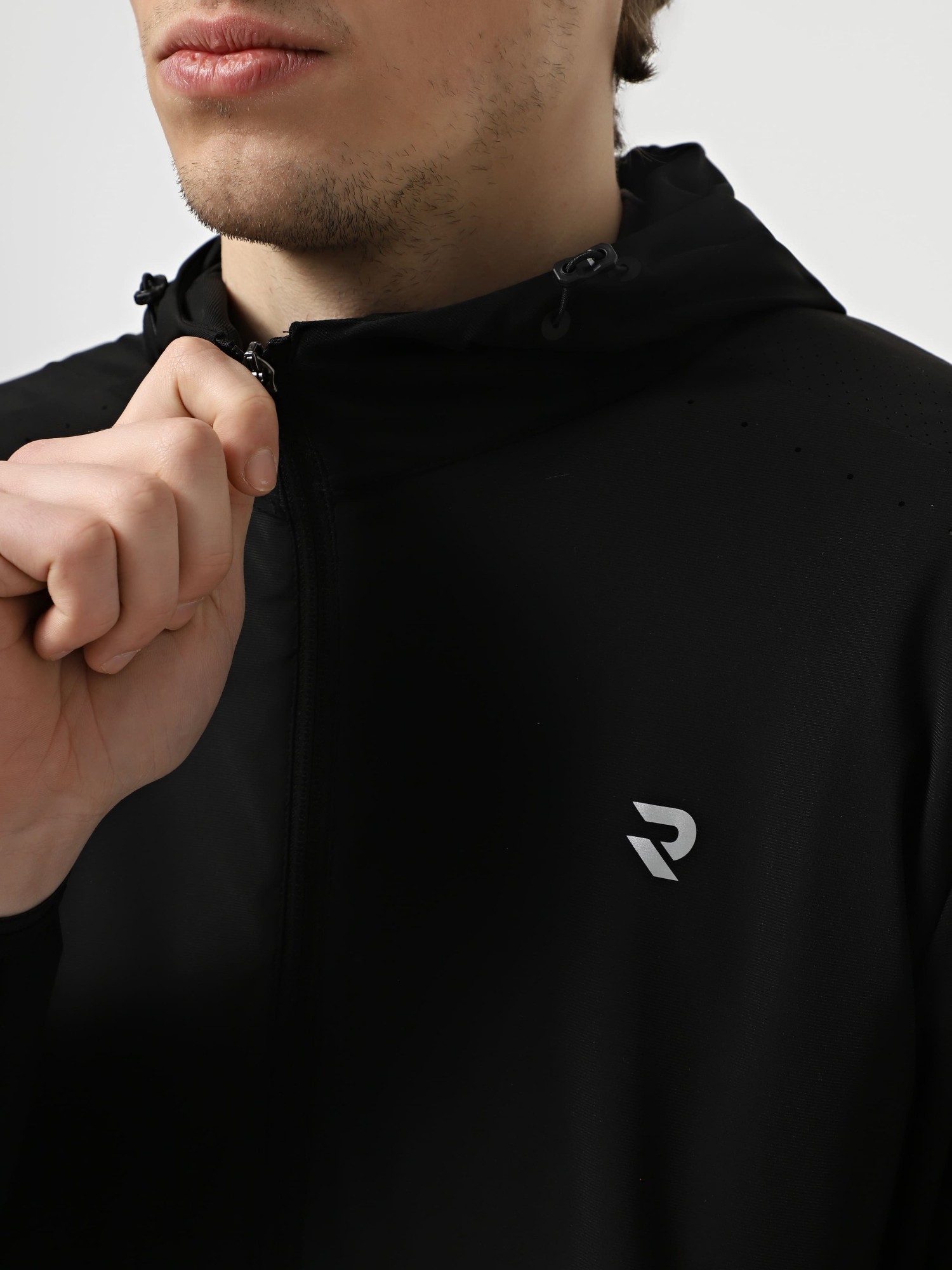 Вітрівка чоловіча Radder Elric чорна 442550-010 изображение 5