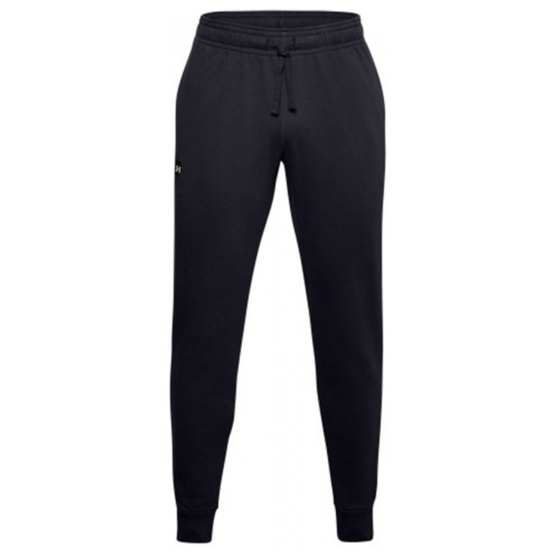 Брюки мужские Under Armour Ua Rival Fleece Jogger черные 1357128-001 изображение 1