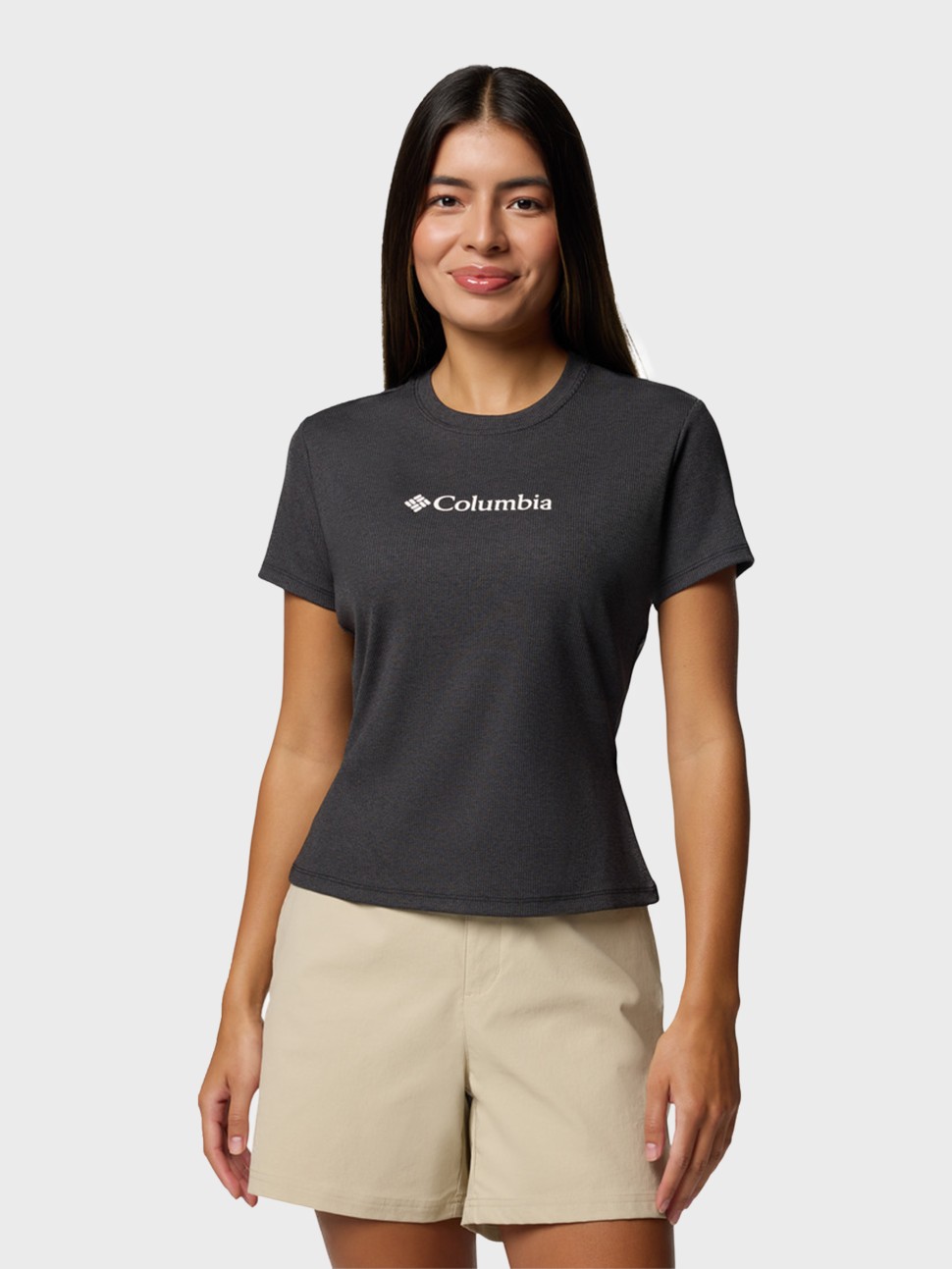 Футболка жiноча Columbia Columbia Move™ SS Tee чорна 2103691-011 — фото 2