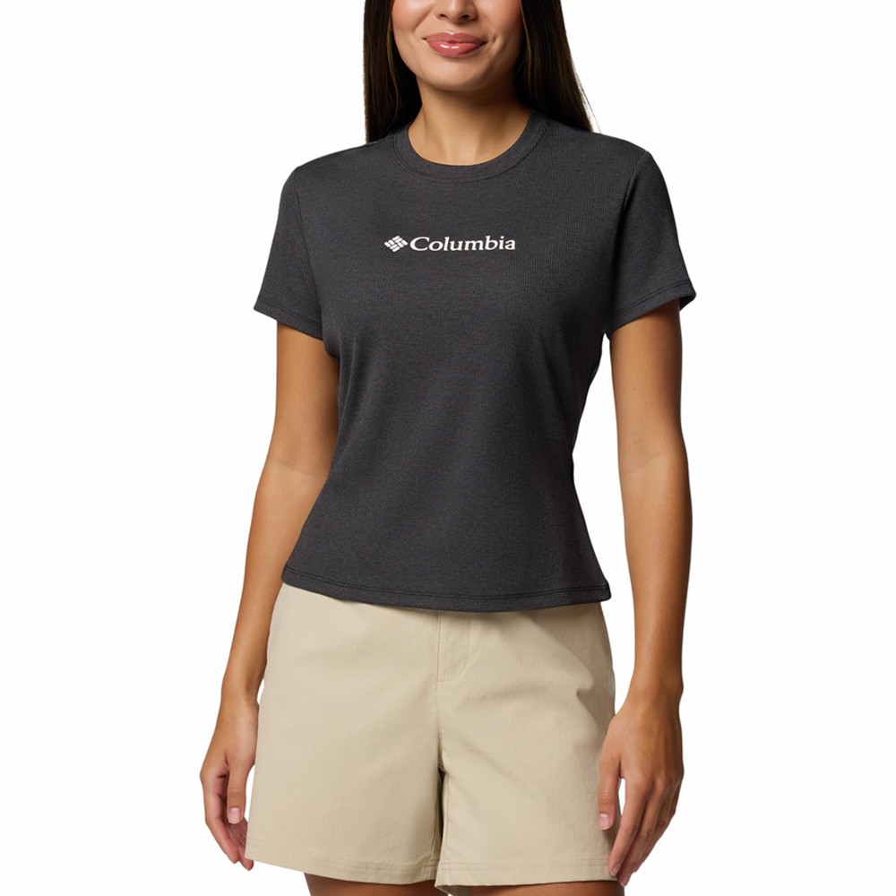 Футболка женская Columbia Columbia Move™ SS Tee черная 2103691-011