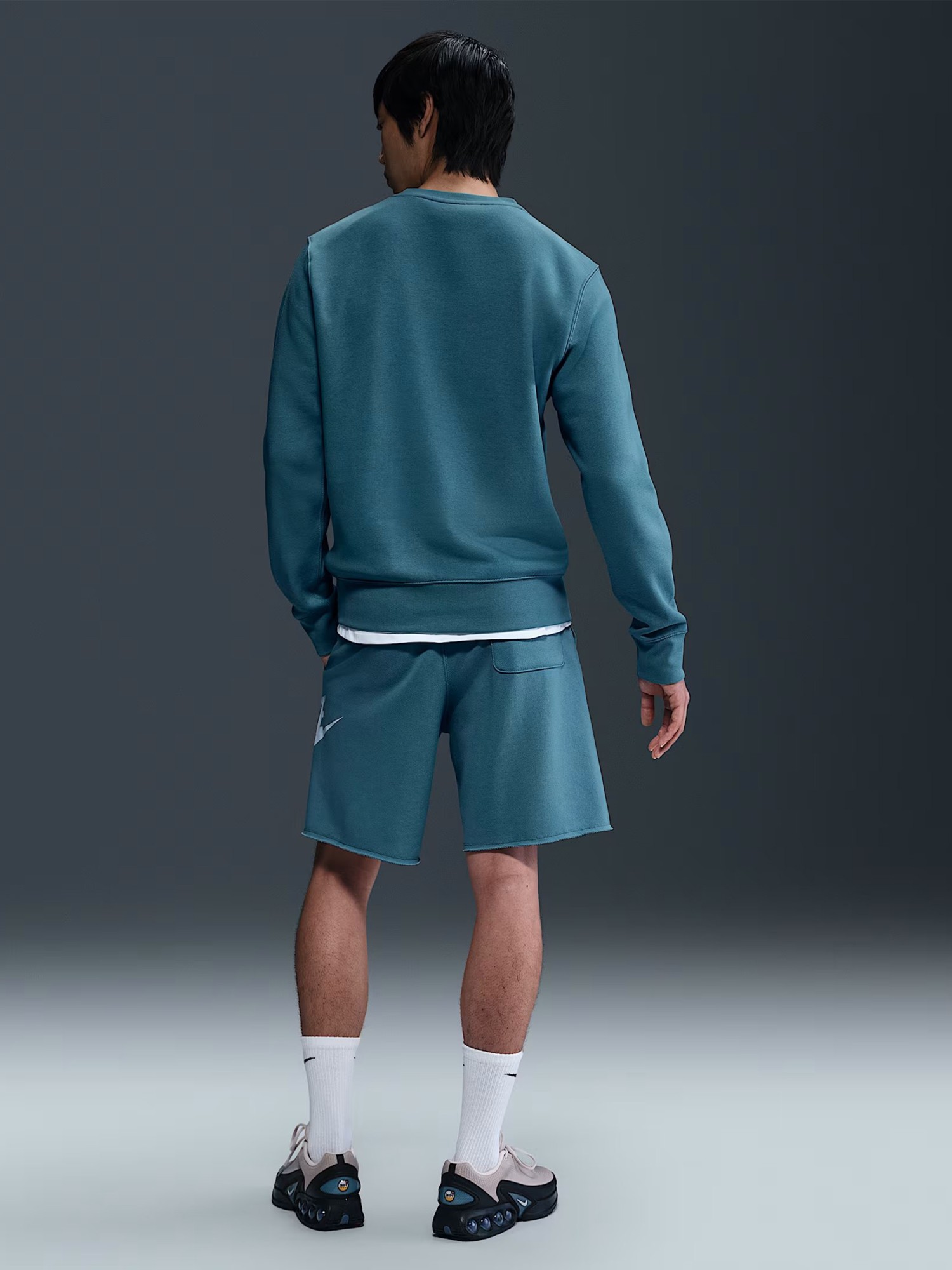 Шорти чоловічі Nike M NK CLUB ALUMNI FT SHORT блакитні FQ4950-464 изображение 6