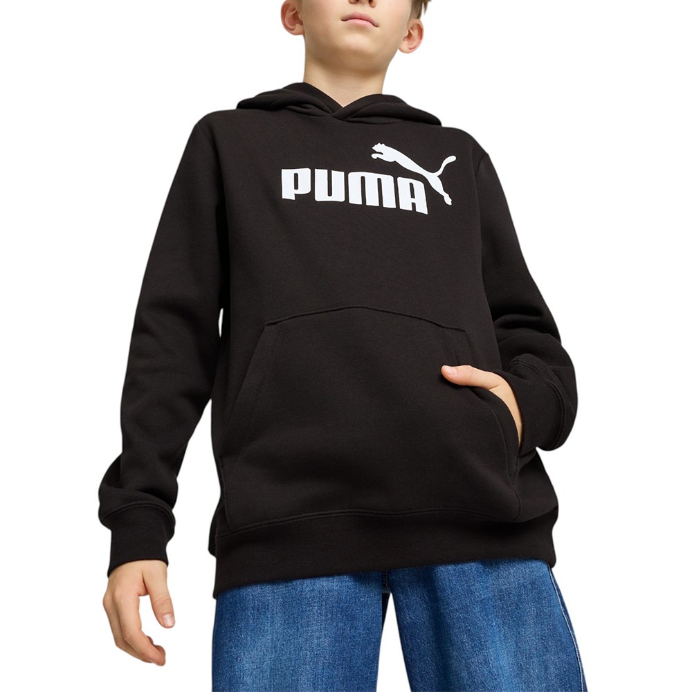 Толстовка детская Puma ESS No. 1 Logo Hoodie FL черная 68490801