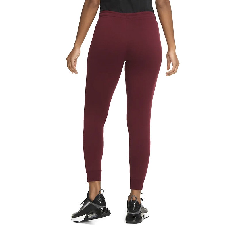Штани жіночі Nike W Nsw Essntl Flc Mr Pnt Tight бордові BV4099-638  изображение 2