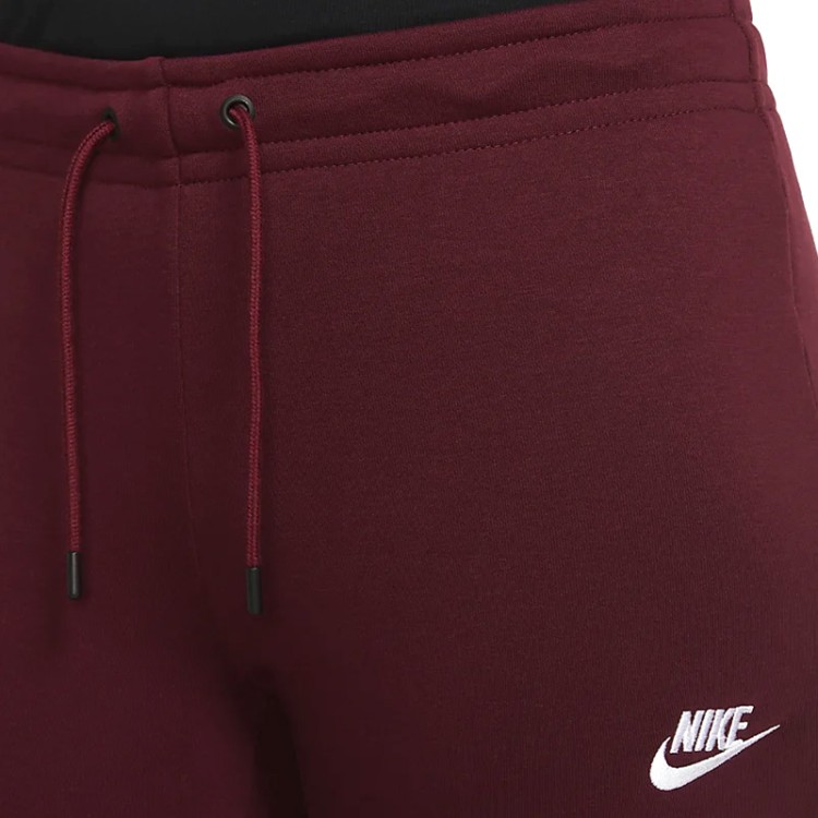 Штани жіночі Nike W Nsw Essntl Flc Mr Pnt Tight бордові BV4099-638  изображение 3