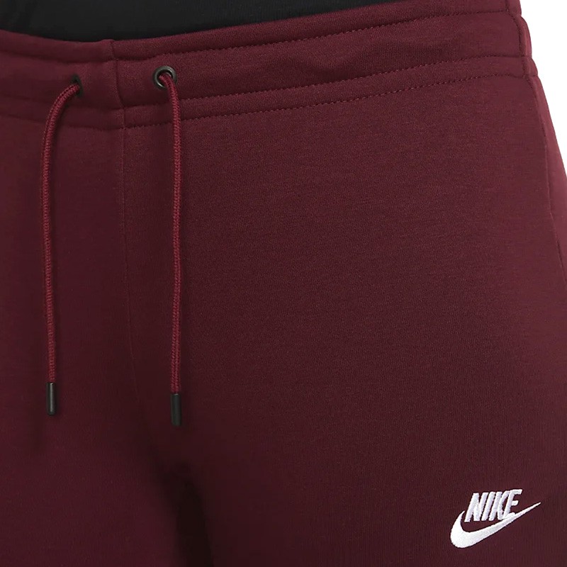Штани жіночі Nike W Nsw Essntl Flc Mr Pnt Tight бордові BV4099-638  изображение 3