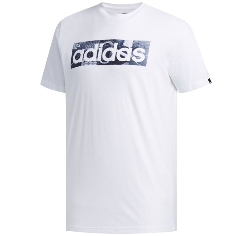 Футболка чоловіча Adidas біла FM6236  изображение 1