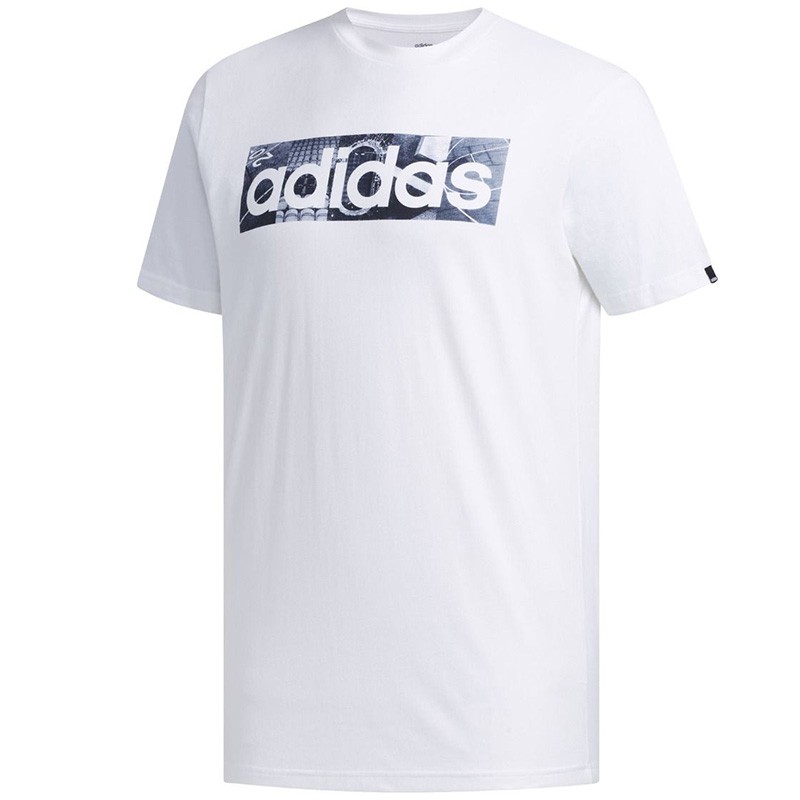 Футболка чоловіча Adidas біла FM6236  изображение 1