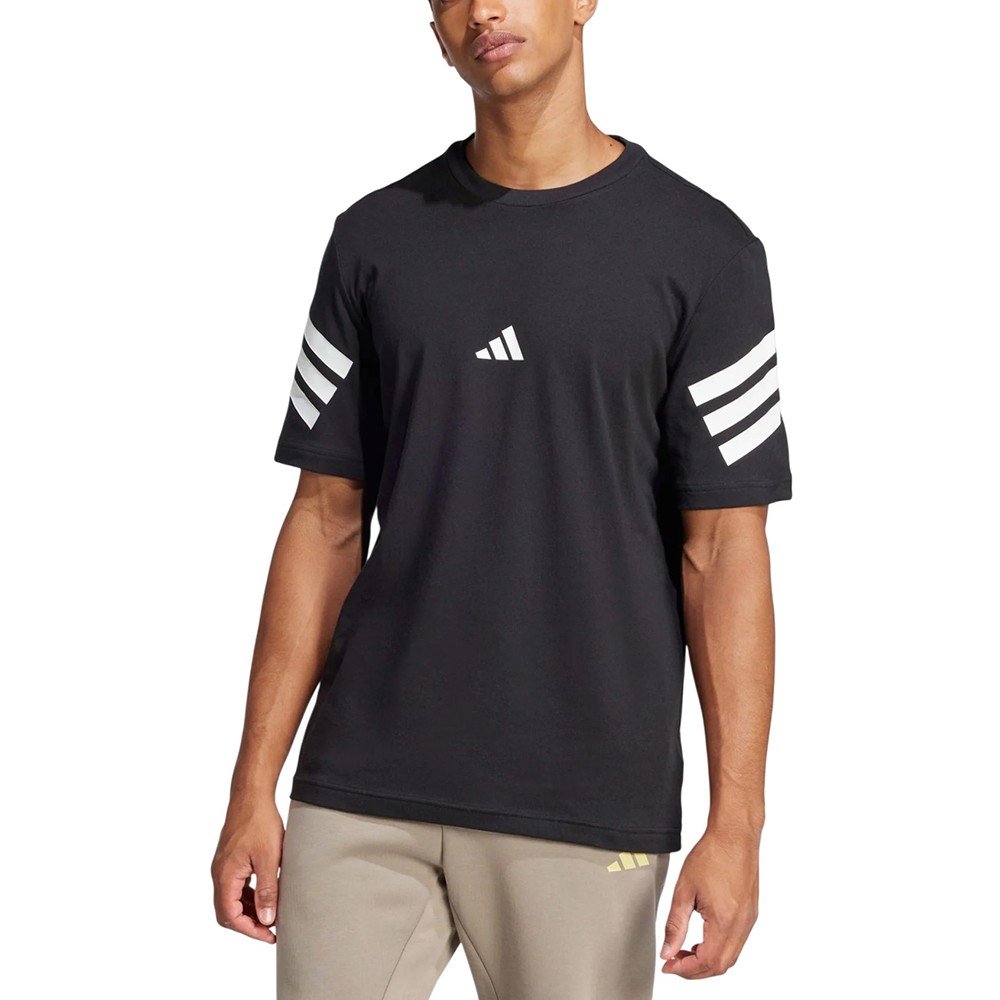 Футболка мужская Adidas M FI 3S REG T черная JD4877