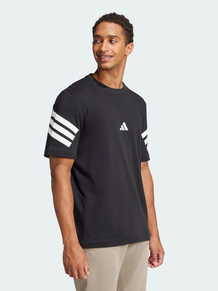 Футболка чоловіча Adidas M FI 3S REG T чорна JD4877 изображение 3