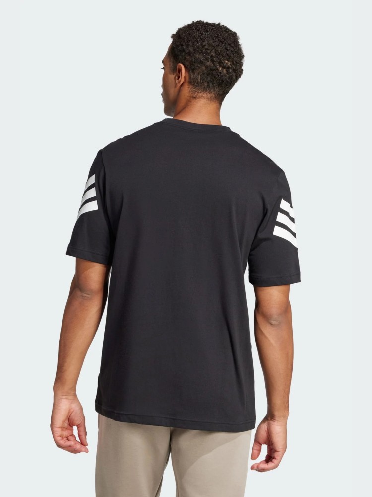 Футболка чоловіча Adidas M FI 3S REG T чорна JD4877 изображение 4