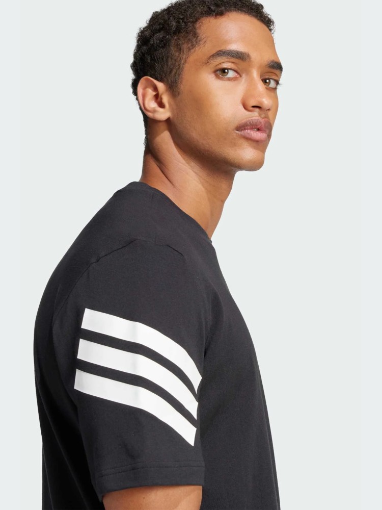 Футболка чоловіча Adidas M FI 3S REG T чорна JD4877 изображение 6