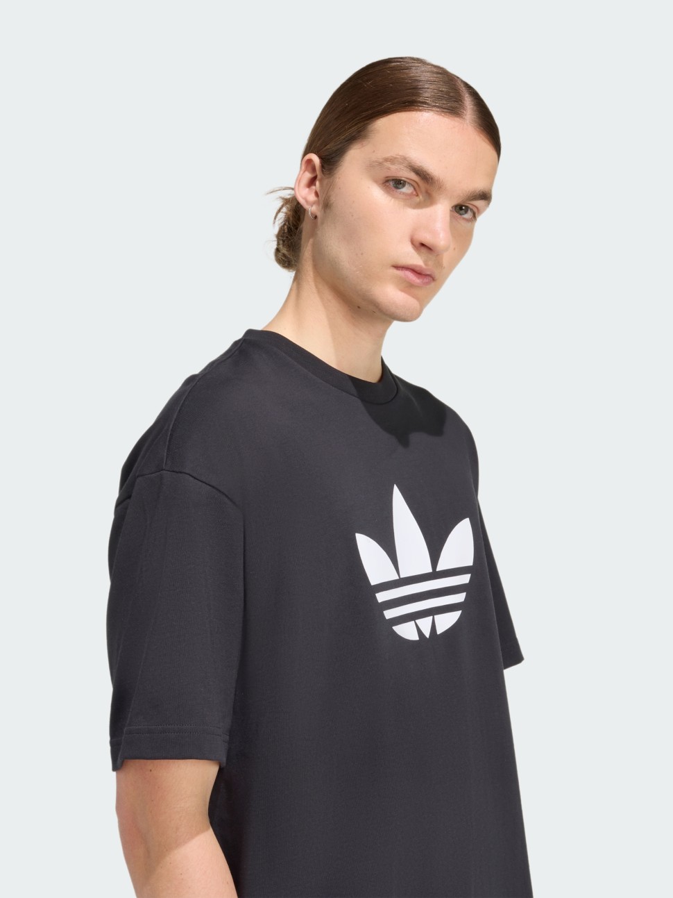 Футболка чоловіча Adidas TREFOIL T-SHIRT чорна KD4091 — фото 4