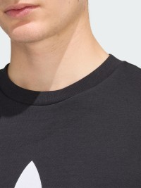 Футболка мужская Adidas TREFOIL T-SHIRT черная KD4091 изображение 5