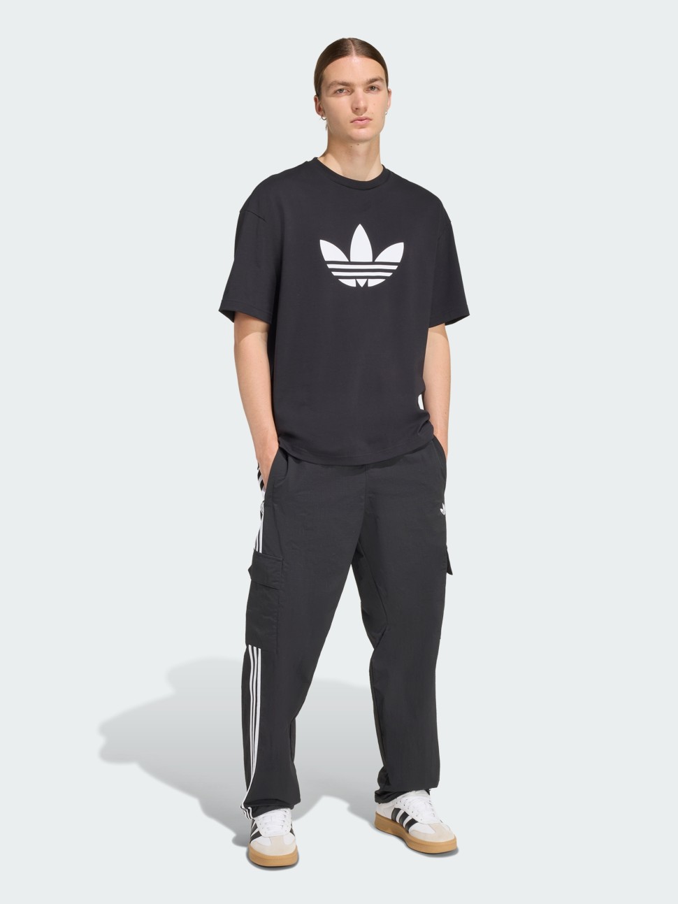 Футболка чоловіча Adidas TREFOIL T-SHIRT чорна KD4091 — фото 6