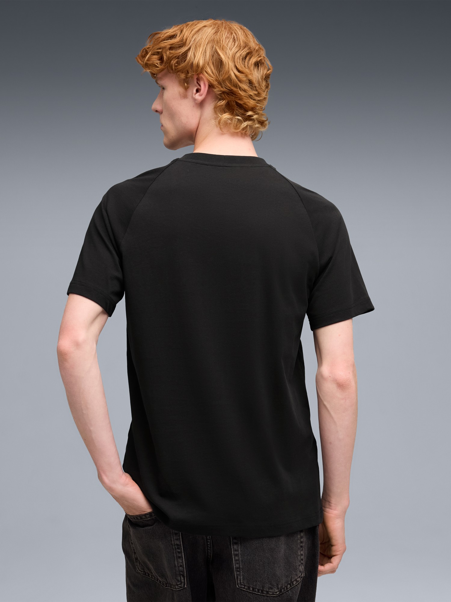 Футболка мужская Puma SPORT Tee черная 69216801 изображение 3