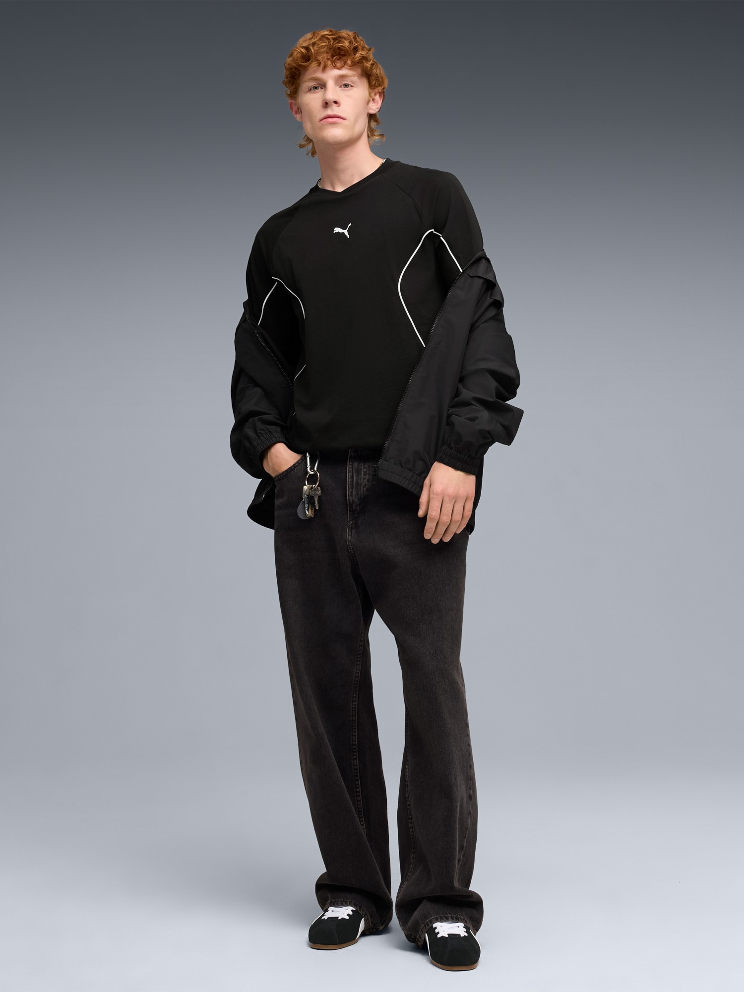 Футболка мужская Puma SPORT Tee черная 69216801 изображение 4