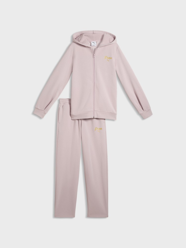 Костюм детский Puma ESS SCRIPT Glitter Full-Zip Sweat Suit FL G розовый 69520949 изображение 5