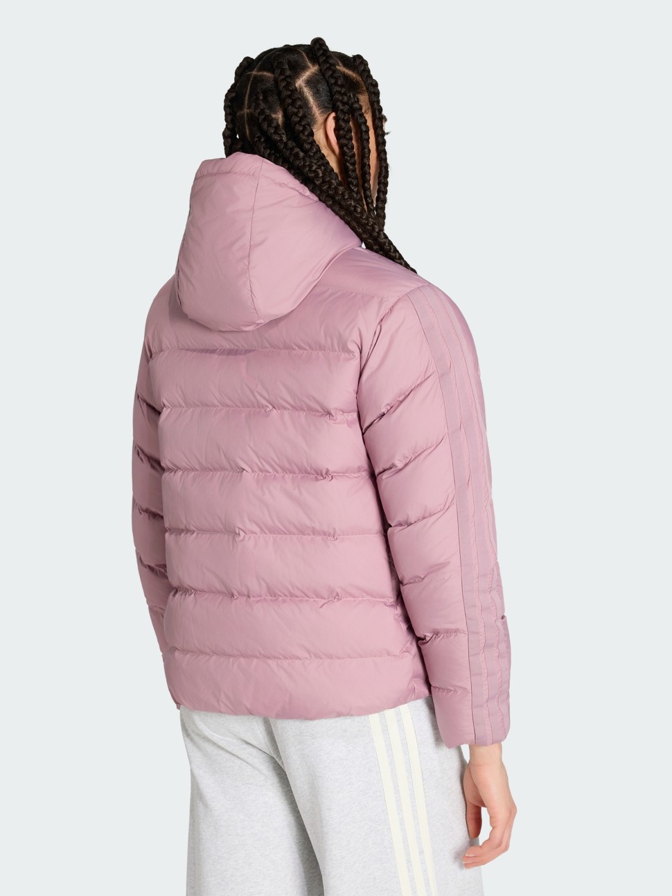 Women's jacket Adidas W ESS 3S SD HD pink KF2706 — photo 3 — Sport City Women's jacket Adidas W ESS 3S SD HD pink KF2706 — photo 3