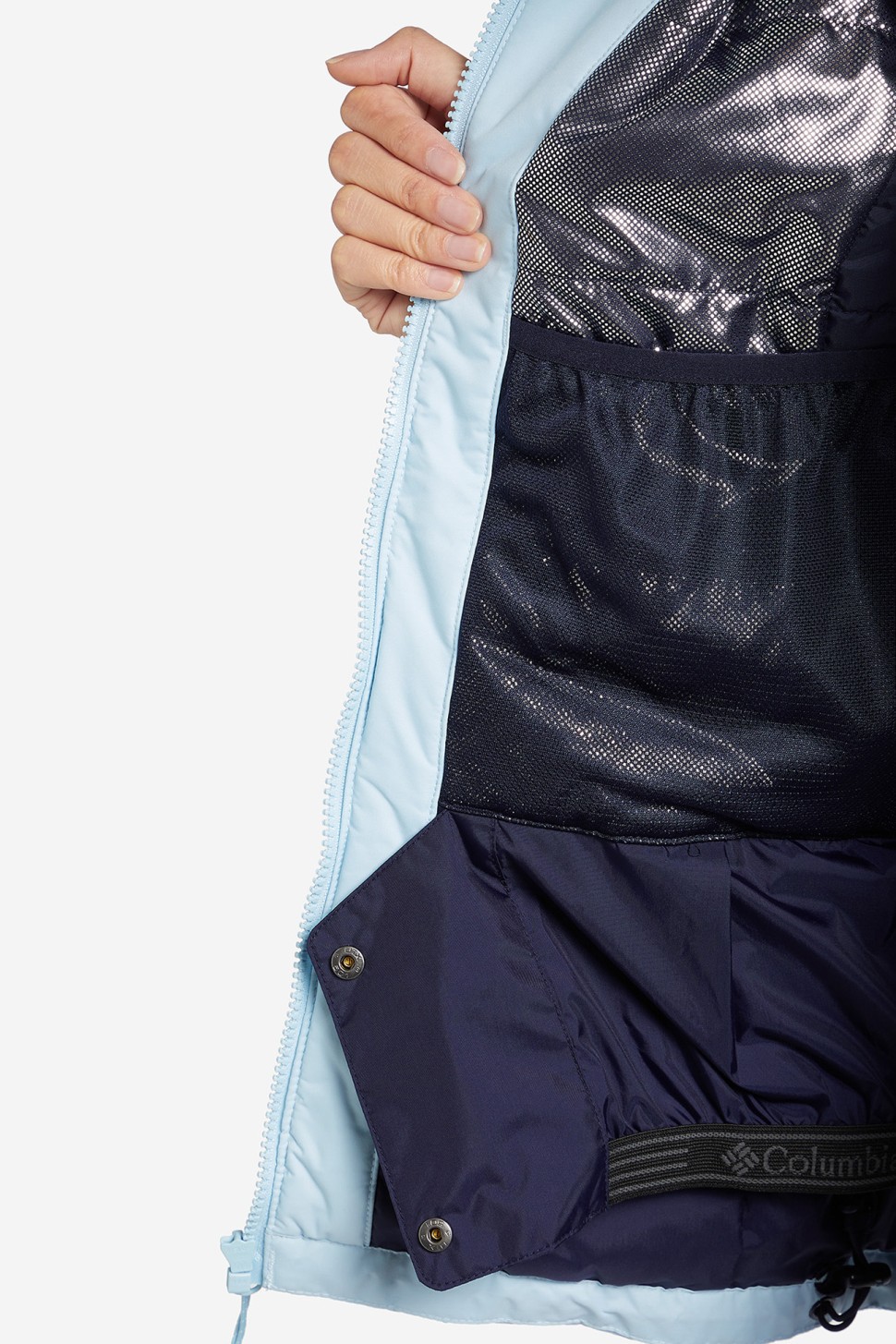 Куртка жіноча Columbia SNOW SHREDDER™ JACKET блакитна 1976851-492 — фото 7