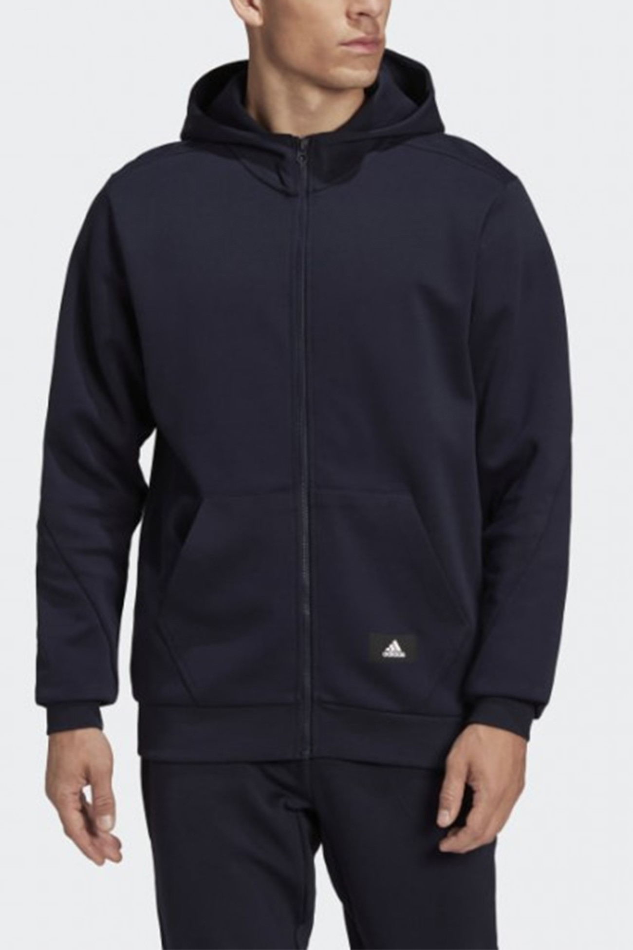 Толстовка мужская Adidas M Fi Dblknt Fz темно-синяя HA1417 изображение 2