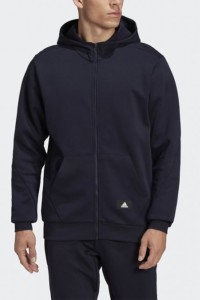 Толстовка чоловіча Adidas M Fi Dblknt Fz темно-синя HA1417  изображение 2