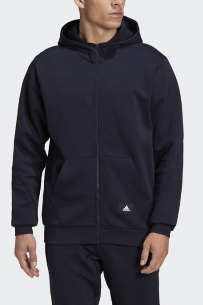 Толстовка чоловіча Adidas M Fi Dblknt Fz темно-синя HA1417  изображение 2