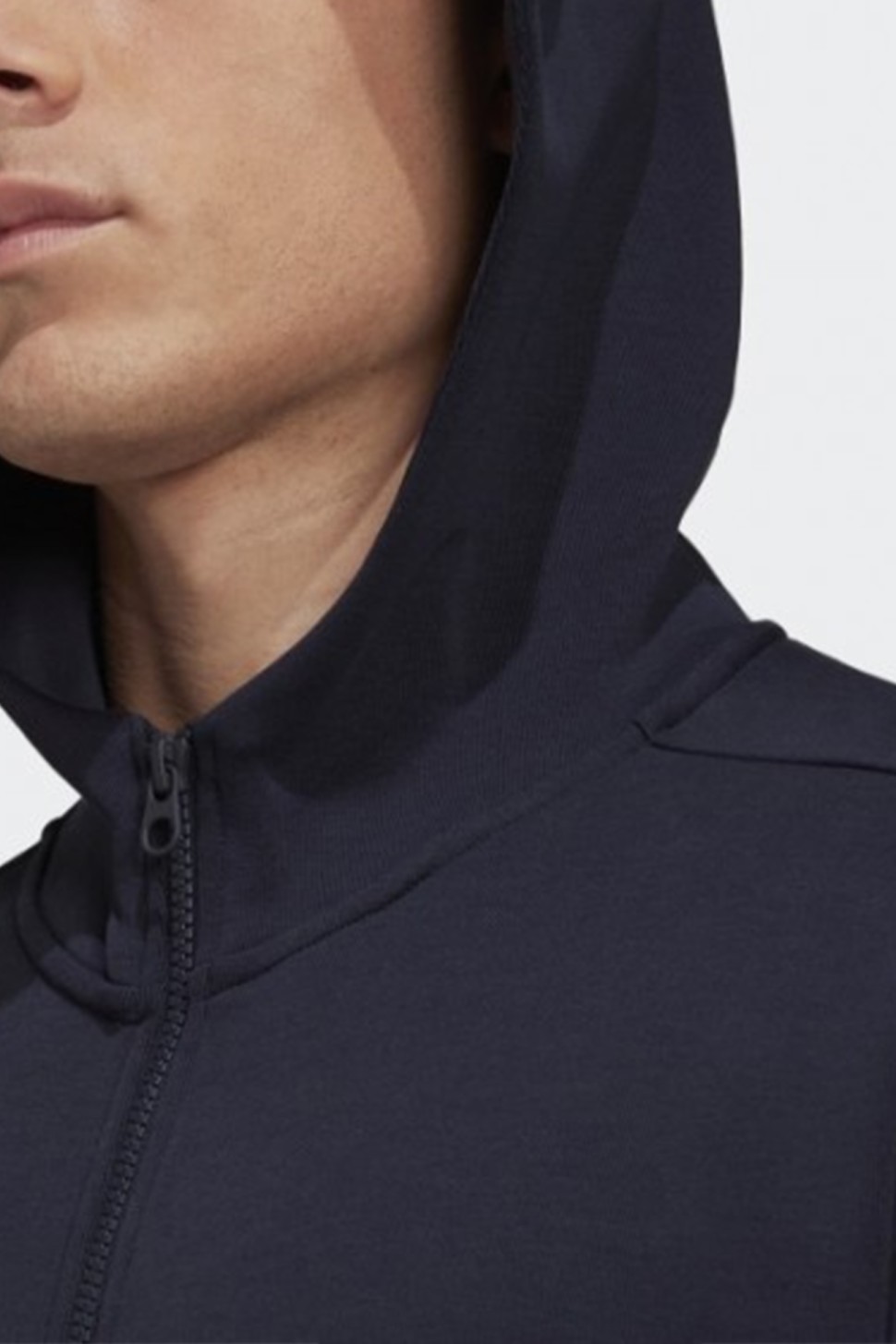 Толстовка чоловіча Adidas M Fi Dblknt Fz темно-синя HA1417  — фото 4