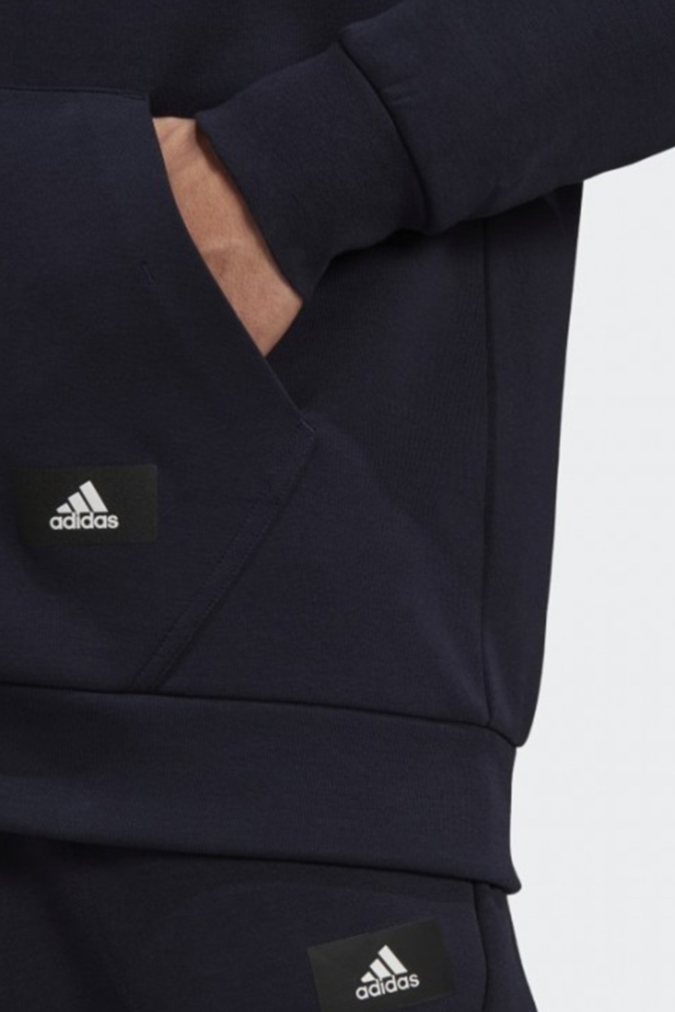 Толстовка чоловіча Adidas M Fi Dblknt Fz темно-синя HA1417  — фото 6