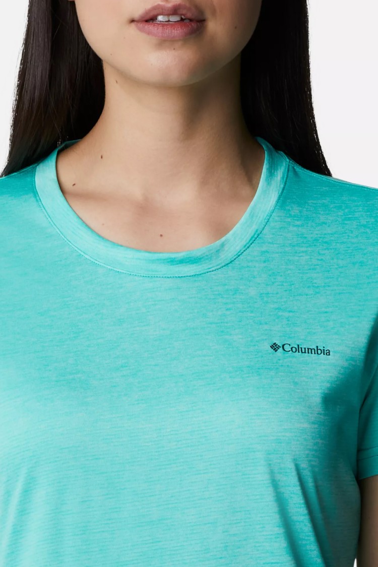 Футболка жіноча Columbia Columbia Hike™ SS зелена 1991551-362 изображение 5