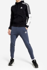 Толстовка мужская Kappa Hoodie  Черный 104644-99 изображение 4