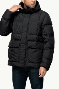 Куртка чоловіча Jack Wolfskin FROZEN LAKE JACKET M чорна 1206321-6000 изображение 2