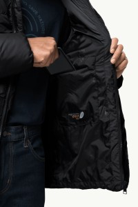 Куртка чоловіча Jack Wolfskin FROZEN LAKE JACKET M чорна 1206321-6000 изображение 4