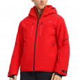 Куртка гірськолижна чоловіча WHS червона 542003-650