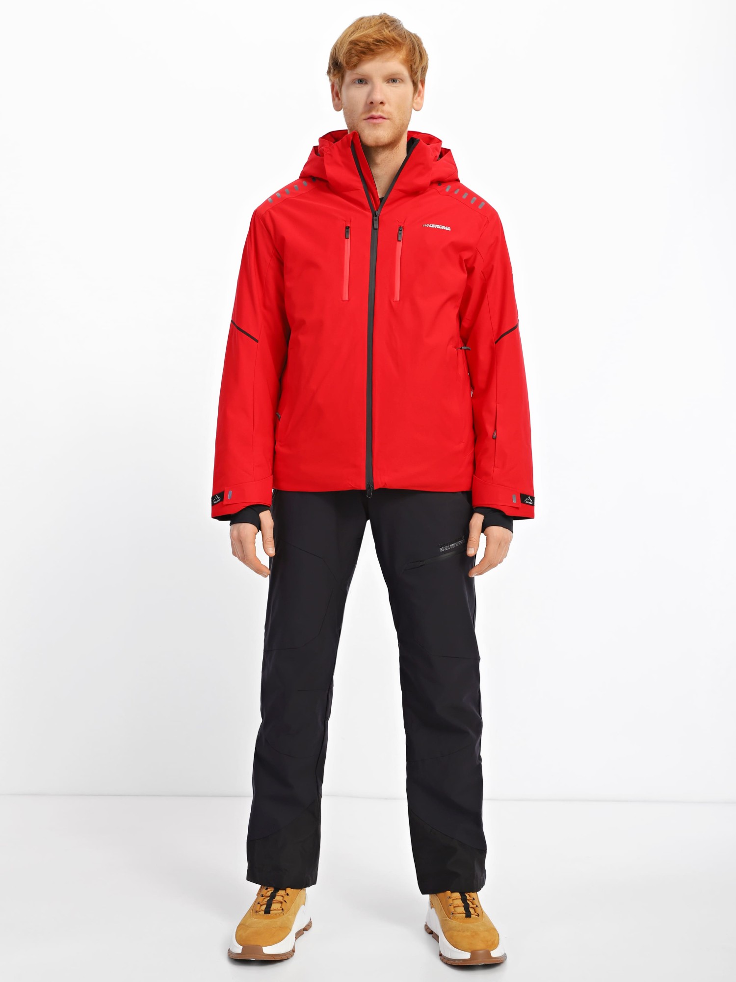 Куртка горнолыжная мужская WHS красная 542003-650 изображение 2
